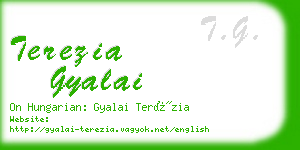 terezia gyalai business card